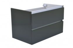 38.3911 Vision onderkast+2 laden 80x46 hoogglans grijs