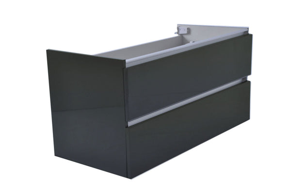 Vision base cabinet 100x46x50cm with 2 drawers - high-gloss grey