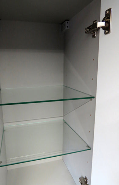 Vision kolomkast 2 deuren 160x35x35 hoogglans grijs - WDtegels