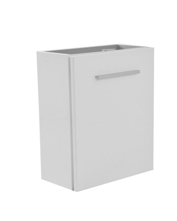 Wiesbaden mueble bajo lavabo suspendido para lavabo pequeño izq/dcha 1 puerta | 40x21x50cm | Blanco
