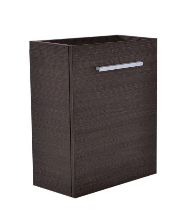 Mueble bajo lavabo Wiesbaden para lavabo pequeño i/d 1 puerta | 40x21x50cm | Veteado madera gris