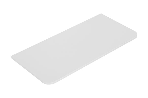 Encimera Novira con esquinas redondeadas | 100x48cm | Blanco mate