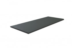 Lámina superior Vision 120x46x2,5 gris alto brillo