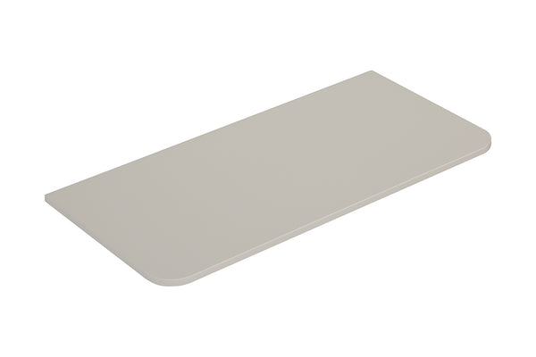 Novira topblad met afgeronde hoeken | 120x48cm | Mat zand