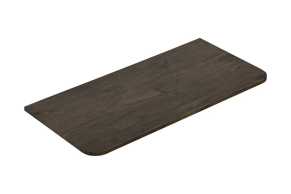 Sulora topblad met afgeronde hoeken | 80x48cm | Bruin eiken