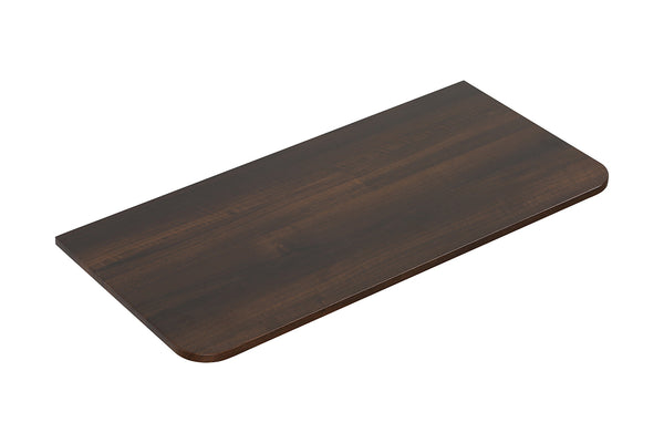 Sulora topblad met afgeronde hoeken | 80x48cm | Walnoot
