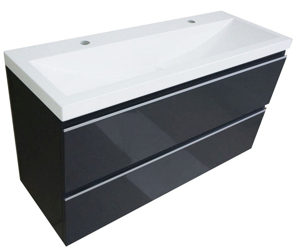 Cajón bajo de 100x36x50cm - gris grafito