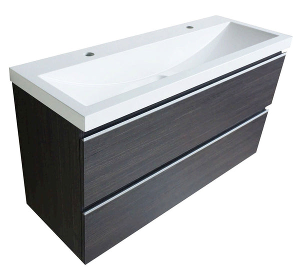 Módulo inferior Shall 100x36x50cm - veta de madera gris