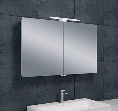Bright spiegelkast met LED 100 x 60 x 14 cm - WDtegels