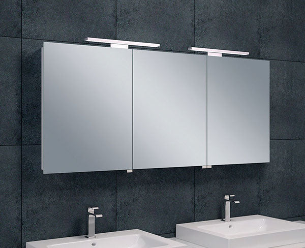 Wiesbaden Luxe spiegelkast +Led verlichting 140x60x14cm
