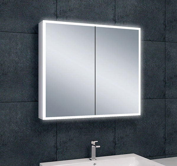 Wiesbaden Quatro spiegelkast 80x70x13cm + verlichting