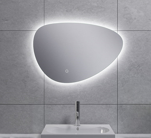 Espejo Uovo de 60 cm ovalado con iluminación LED regulable