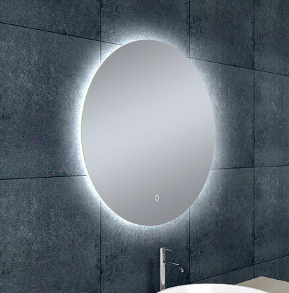 Soul spiegel rond met LED, dimbaar en spiegelverwarming 60 cm - WDtegels