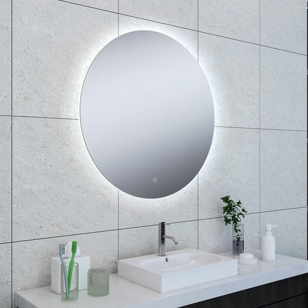 Soul spiegel 80 cm rond met LED, dimbaar en spiegelverwarming