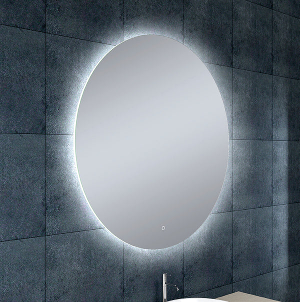Soul spiegel 100 cm rond met LED, dimbaar en spiegelverwarming