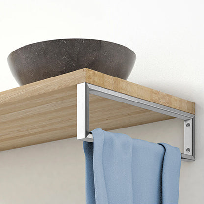 Ophangbeugel vierkant 460 x 220 mm chroom - WDtegels