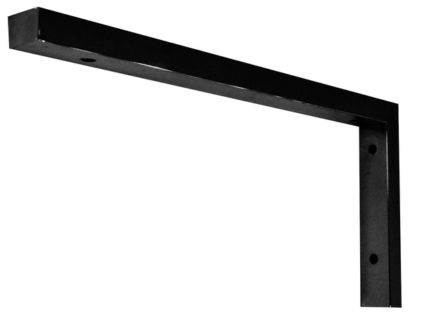 Wiesbaden Mat-zwarte L- supportbeugel 46x22