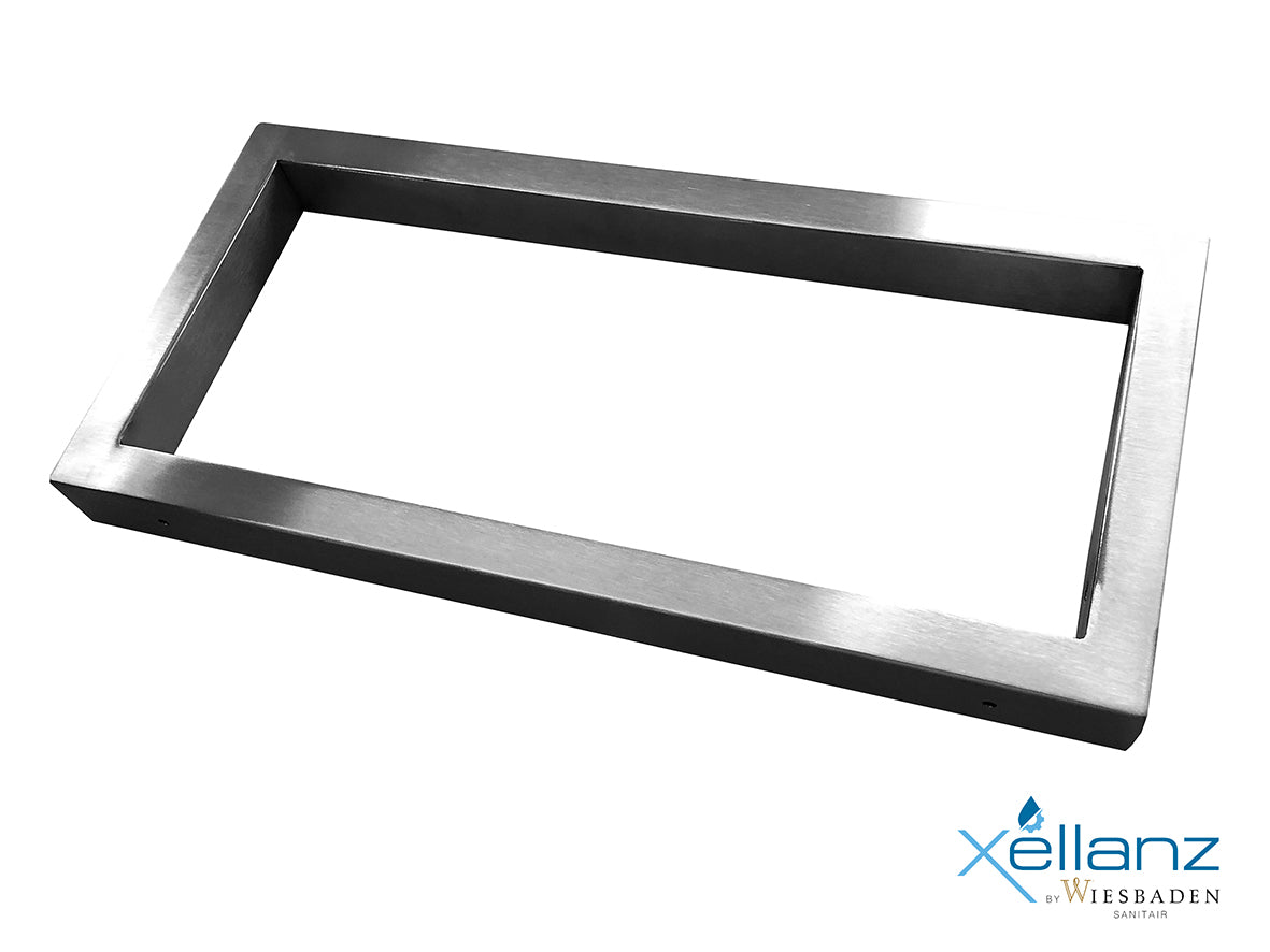 Ophangbeugel vierkant 460 x 220 mm RVS - WDtegels