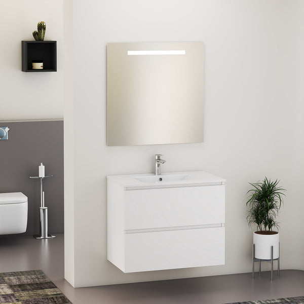 Mueble de baño SEPHIA de 80 cm - blanco mate