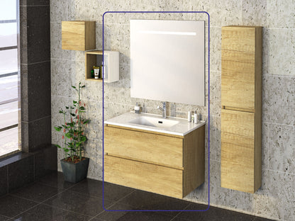 Sephia complete meubelset 80 cm licht eiken