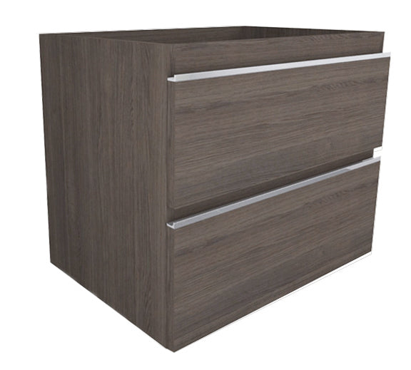 Tigris onderkast met 2 laden 60 x 46 cm houtnerf grijs - WDtegels
