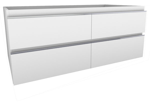 Wiesbaden Tigris onderkast 120 x 46 cm wit