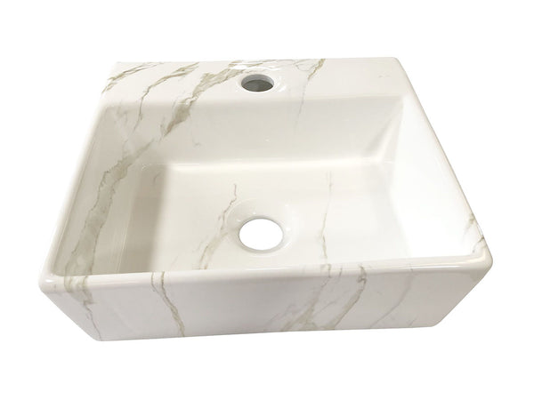 Leto fountain 33.5 x 29 x 11.5 cm ceramic Carrara