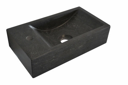 Wiesbaden Hardstenen fontein 40x22x10 links - WDtegels