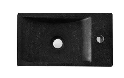 Raw fontein rechts 40x22x10 cm hardsteen gezoet - WDtegels