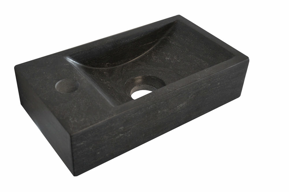 Wiesbaden Hardstenen fontein 36x18x9 links - WDtegels