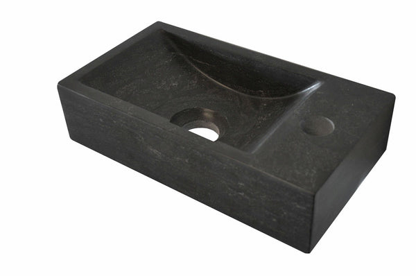 Raw fontein rechts | 36x18x9cm | Hardsteen gezoet
