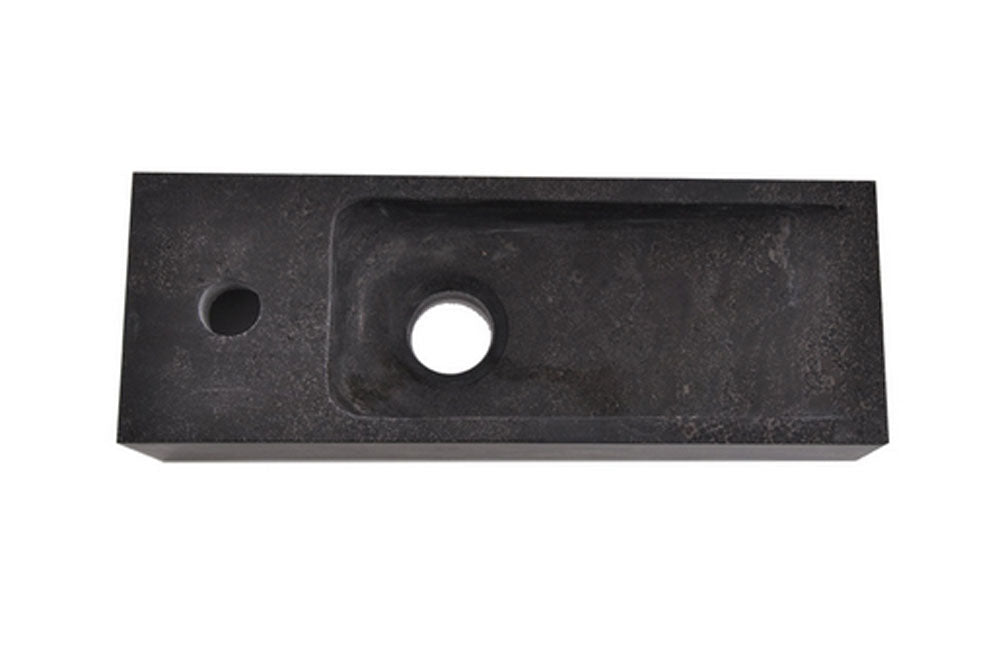 Raw fontein links 38x14x8 cm hardsteen gezoet - WDtegels