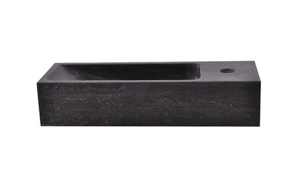 Raw fontein rechts 38x14x8 cm hardsteen gezoet - WDtegels