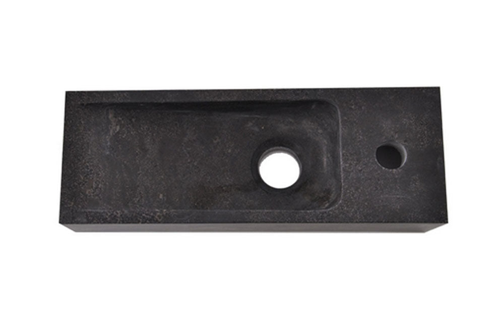 Raw fontein rechts 38x14x8 cm hardsteen gezoet - WDtegels