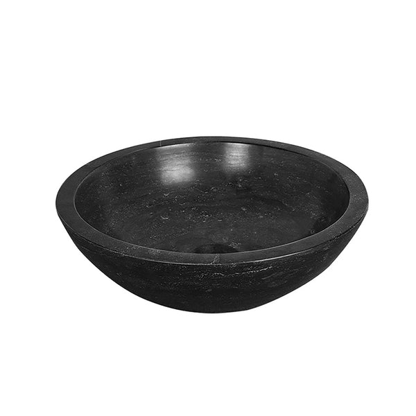 Raw wash basin round 40x12 cm honed hard stone