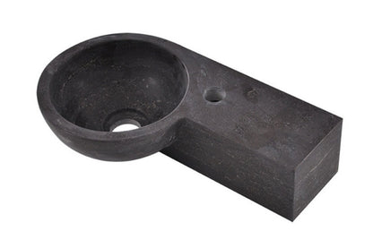Wiesbaden Hardstenen rond fonteintje rechts 40x23x10 - WDtegels