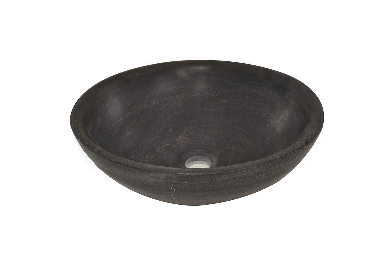 Wiesbaden Raw waskom rond 40x14 cm hardsteen gezoet - WDtegels