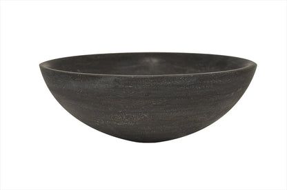 Raw waskom rond 40x14 cm hardsteen gezoet - WDtegels
