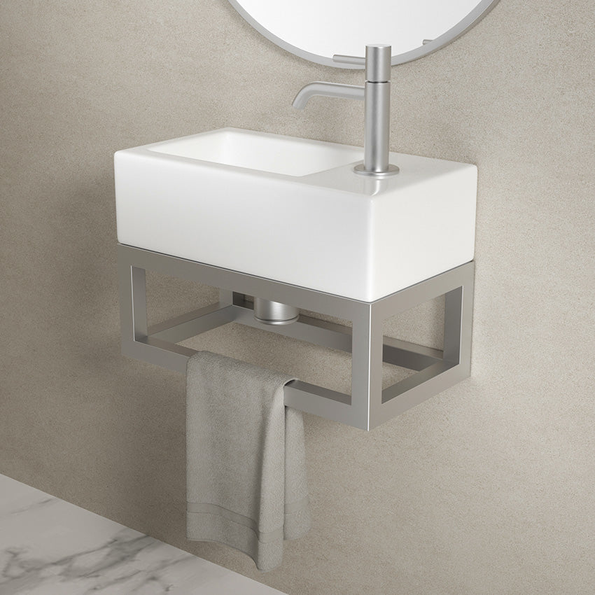 Nick frame voor fontein 395 x 150 x 215 mm RVS - WDtegels