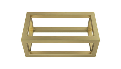Nick frame voor fontein 395 x 150 x 215 mm geborsteld messing PVD - WDtegels