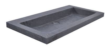 Wiesbaden hardstenen meubelwast. 80x46x5 zo.kr.gat - WDtegels