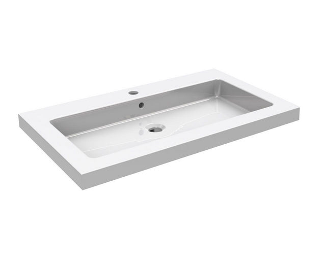 Wiesbaden keramische meubelwastafel 60x46 1 kr.gat - WDtegels