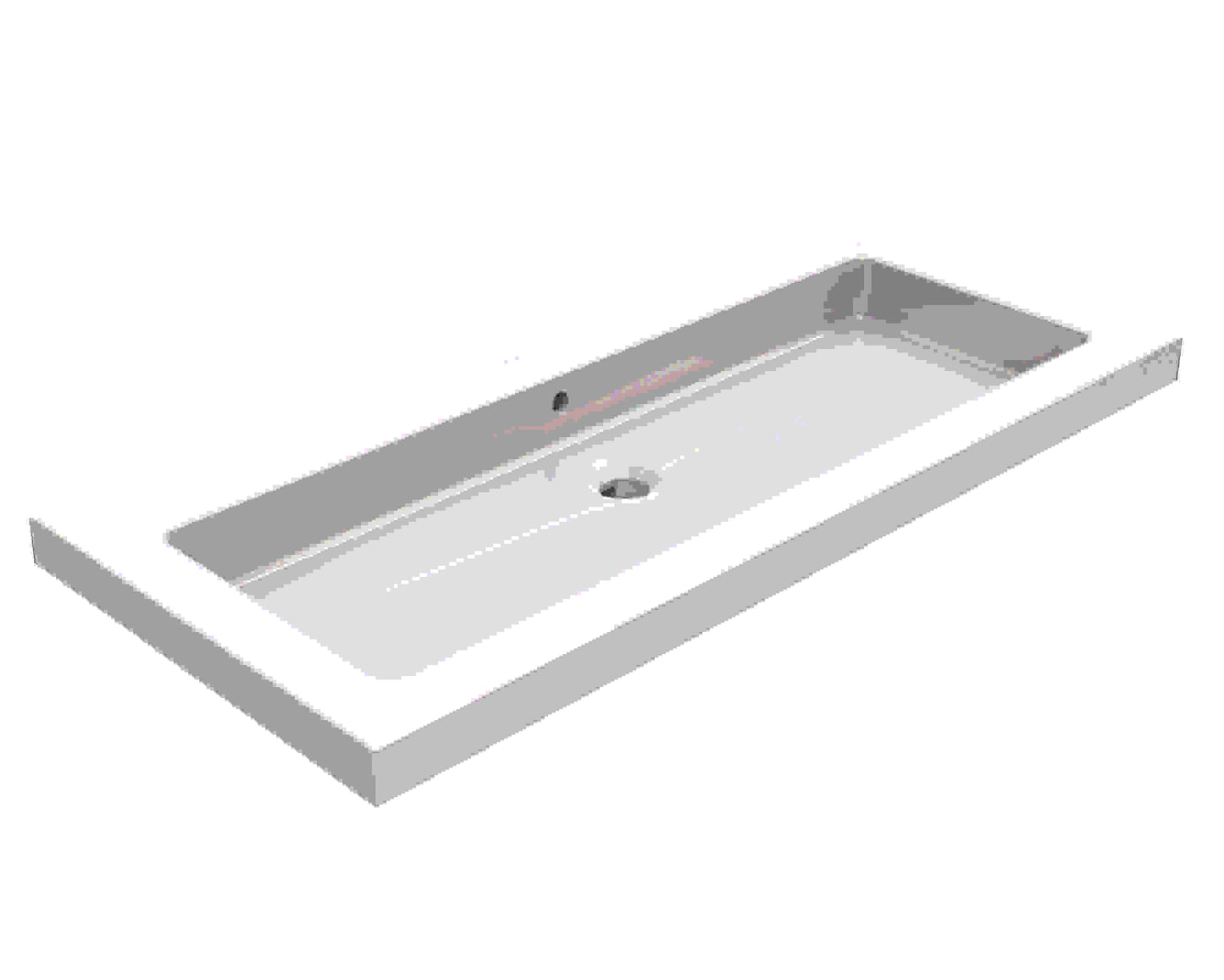 Wiesbaden keramische meubelwastafel 100x46 zonder kr.gat - WDtegels