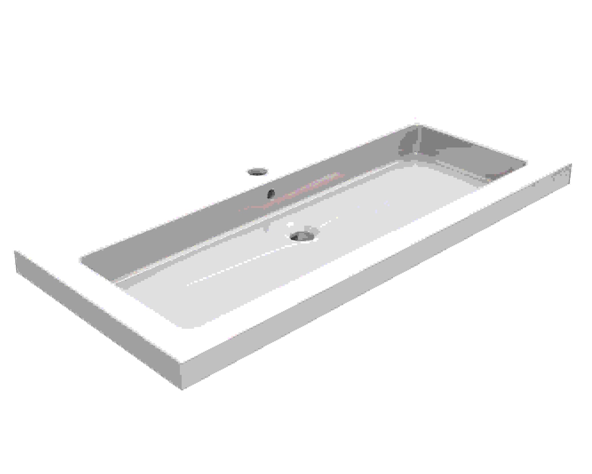 Wiesbaden keramische meubelwastafel 100x46 zonder kr.gat - WDtegels