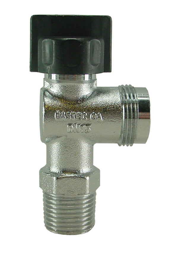 Angled gas connection valve Gastec 1/2" male x M24 male