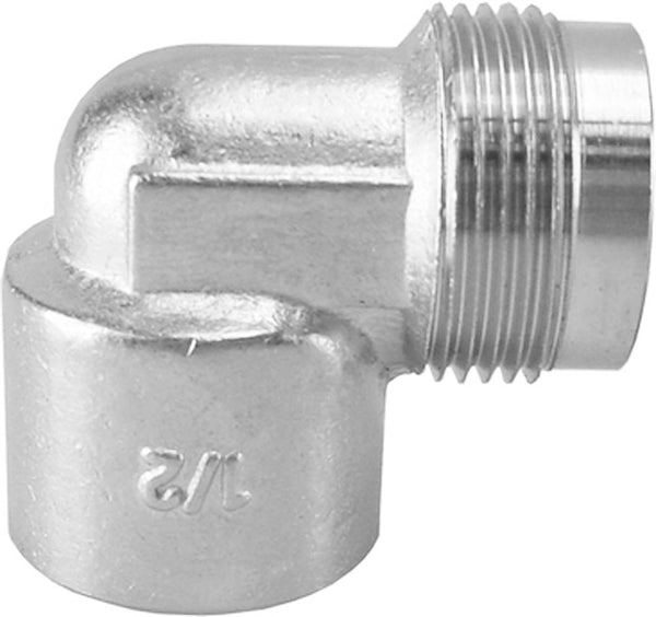 Comfort angled connection piece 1/2" female x M24 nickel-plated