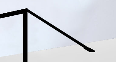 Noire muur stabilisatie stang 120 cm - WDtegels