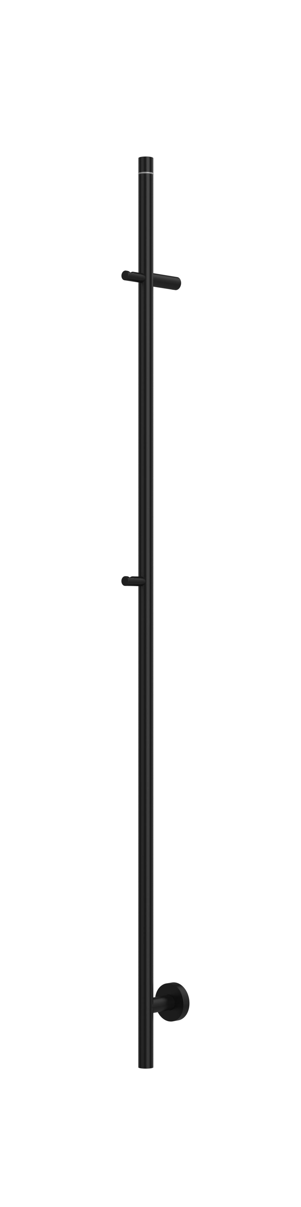 Callista elektrische staafhanddoekradiator 60 Watt 150 cm mat zwart - WDtegels