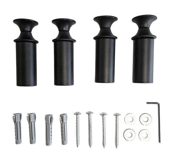 Elara mounting set matt black