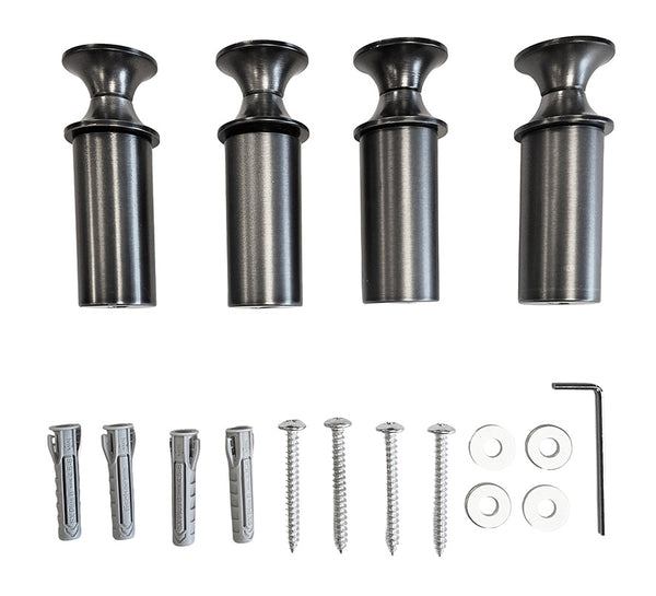 Juego de fijación Elara gunmetal